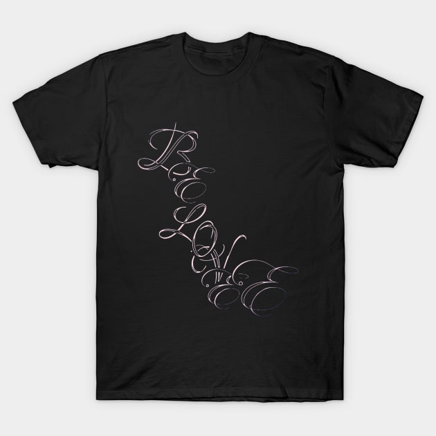 A Bea Kay Thing Called Beloved- "Belovee" Cursive II T-Shirt by BeaKay